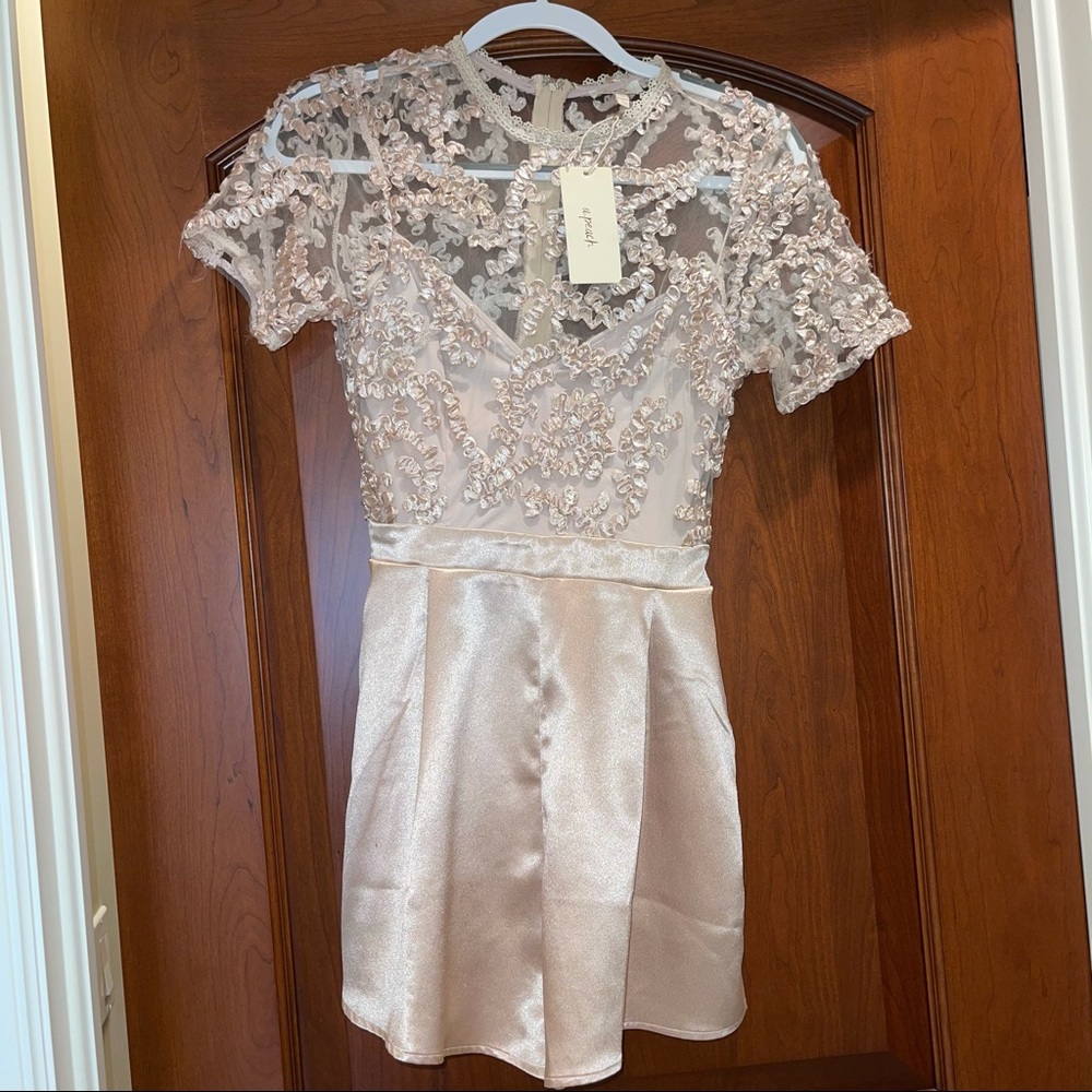 Floral Satin Romper